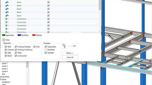 Advance Steel and Revit synchronization Image