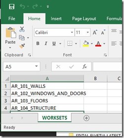Excel-Workset