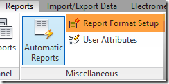 format setup