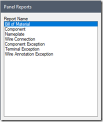 panel reports