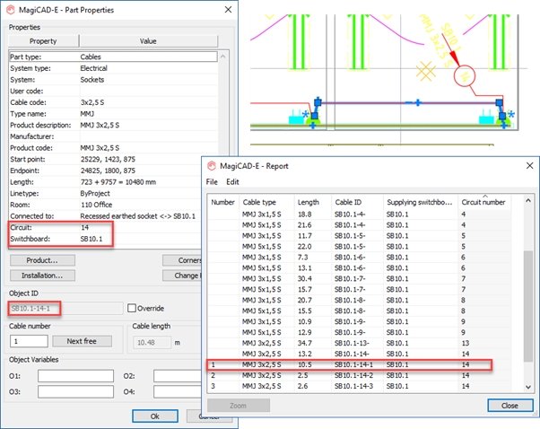 Actualizarea numarului circuitelor la toate cablurile