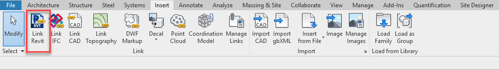 Fluxuri de lucru Link Revit