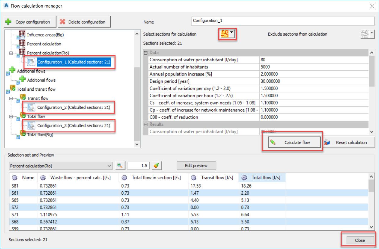 StudioARS/Urbano - introducere date calcul hidraulic