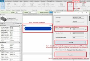 Add-on Revit Copy Ductulator